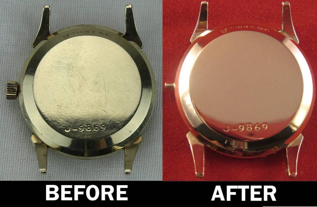 seiko gold watch scratches
