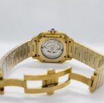 seiko santos yellow gold