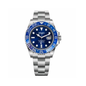 GMT SMURF blue gmt seiko date