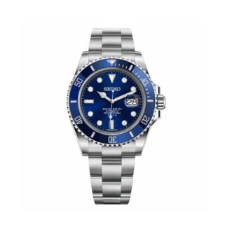 SMURF blue submariner seiko date