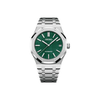 seiko ap oak silver green mod