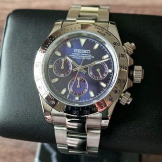 seiko daytona blue dial