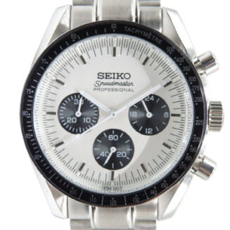 seiko speedmaster mod white